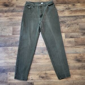 Faded Glory Vintage Women's Green Denim Jeans